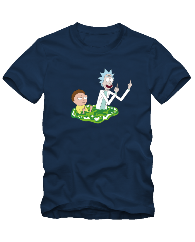 Marškinėliai finger Rick and Morty 